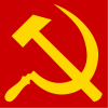 De gekruiste hamer en sikkel zijn het bekendste symbool van het communisme.