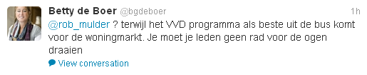 Betty de Boer vs VEH